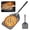 Gray, variant on 12 Inch Aluminum Pizza Peel, Heat Resistant Pizza Paddle with Detachable Handle, Perforated Pizza Spatula for Baking Bread Pastry