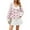 White-A, variant on NAYTOAO Women Heart Print Cropped Cardigan Fall Long Sleeve V-Neck Open Front Knit Sweaters Casual Outerwear
