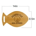 thumbnail image 6 of Designs ByLITA Perfectly Sea-soned 14 x 8.5" Fish Shape Cutting Board | Kitchen Chopping Board, 6 of 6