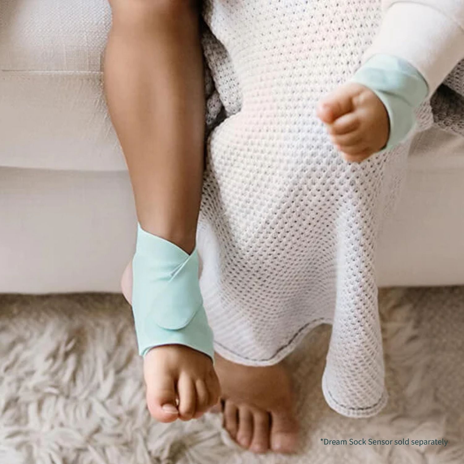 Base Station Owlet On Left Foot Travel Baby Monitor Owlet - Main Image