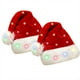 thumbnail image 3 of Advancent Gorros navideños LED para adultos y niños, fiestas navideñas, tela de terciopelo y doble capa, cómodos Kits de decoración para fiestas color de los niños, 3 of 6