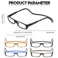 thumbnail image 2 of Reading Glasses Men on Sale Click Adjustable Front Connect Reading Eyeglasses Full Rim Glasses Experience Unparalleled Comfort for Your Daily Reading Needs! Magnetic Reading Glasses Clearance, 2 of 2