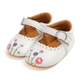 thumbnail image 5 of Fozruso Baby Sneakers Embroidered Soft Sole First Walking Shoes For Non Flexible Sole Breathable Comfortable Design For Girls And Boys,Sizes 11(0-6 Months), 5 of 6