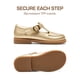 thumbnail image 5 of Zapatos Mary Jane para Niñas DREAM PAIRS Dorados con Cierre de Velcro, 5 of 7