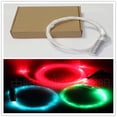 thumbnail image 2 of Látigo de Cuero Luminoso para lanzamiento nocturno, accesorios de ambiente, látigo de fibra óptica para escenario, látigo de cuerda de mano luminoso Led Ktv, 2 of 3
