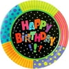 7'' Luncheon Plates - 12-Pack, Infinite Birthday