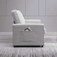 thumbnail image 6 of ZAFLY 2 in 1 Convertible Loveseat, Sleeper Sofa Bed, Floor Couch for Small Space - Light Grey, 6 of 6
