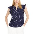 thumbnail image 1 of maison Jules Blusa de lunares para mujer, azul, mediana, 1 of 1