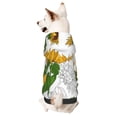 thumbnail image 1 of Fotbe Plump Sunflower And Sketch Sudadera con Estampado para Perros Pequeños – Suéter con Capucha para Mascotas, Tela Suave de Forro Polar con Bolsillo-XX-Large, 1 of 7