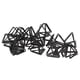 thumbnail image 4 of Clips de papel triangulares de 100 Uds., Clips de papel bonitos de diseño Triangular a prueba de herrumbre de Metal duradero para documentos de notas, 4 of 12