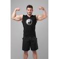 thumbnail image 2 of Old Glory Mens Yin Yang Circles Sleeveless Graphic T Shirt, 2 of 6