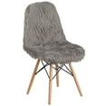 thumbnail image 2 of Flash Furniture Shaggy Dog Charcoal Gray Accent Chair, 2 of 12