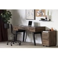thumbnail image 3 of South Shore Helsy Computer Desk with Power Bar, in Natural Walnut, 3 of 17