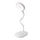thumbnail image 3 of Luz de escritorio Lámpara LED de escritorio regulable Sala de estar Dormitorio Mesita de noche Luz recargable 6W 4000K, Blanco Inevent EL001552-01B, 3 of 7