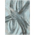 thumbnail image 2 of Addison Rugs Chantille Indoor/Outdoor Contemporary Abstract Teal Machine Washable Rectangle Rug, 3' x 5', 2 of 8