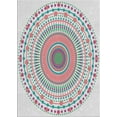 thumbnail image 1 of Ahgly Company Indoor Rectangle Patterned Pale Blue Novelty Area Rugs, 4' x 6', 1 of 6