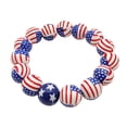 thumbnail image 3 of Xihbxyly Pulsera Del Día de La Independencia, Llamativo Diseño de Pentagrama, Resina Versátil, Ideal para Fiestas y Celebraciones, Ideal para Todas Las Edades, Gran Regalo., 3 of 7