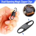 thumbnail image 3 of 6 clips de mosquetón pequeños dobles, llavero de mosquetón S, gancho de aleación pequeño, clip de cremallera para pesca/camping/deportes al aire libre, 3 of 5