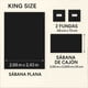 thumbnail image 3 of Juego de Sábanas Tacto Algodón King Size 4 Piezas Ultra Suaves y Frescas Color Negro Kyuden Home, 3 of 6