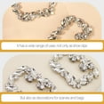 thumbnail image 5 of OFFIGAM Crystal Metal Shoe Clips 1 Pair - Clip On Shoe Embellishments for Women and Girls, Decorative Accessories, 5 of 7
