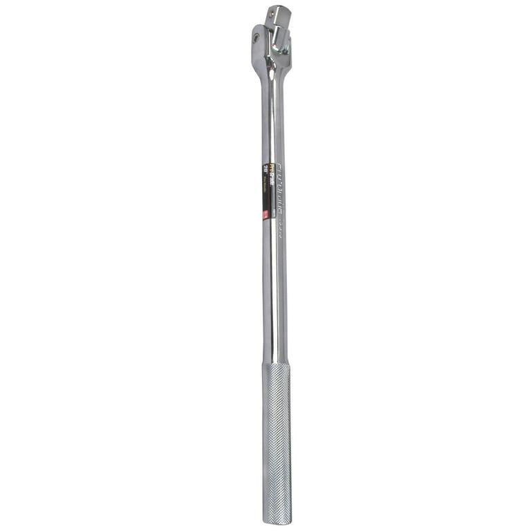 20 Inch Extra Long Reach Breaker Bar Flexible Head Ratchet Swivel End 3