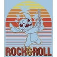 thumbnail image 2 of Boy's Lilo & Stitch Rock & Roll Sunset Graphic Tee Light Blue Medium, 2 of 4