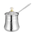 thumbnail image 2 of Coffee Pot Induction Cooker Chocolate Melter Comfortable Grip with Precision Spout for Home Living Room Cafe, 2 of 9