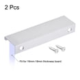 thumbnail image 3 of Uxcell 120mm/4.7 inch Aluminum Alloy Furniture Pull Handle Silver Tone 2 Pack, 3 of 6