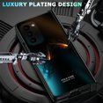 thumbnail image 2 of Compatible Samsung Galaxy Fold 2 Case with Screen Protector,Luxury Electroplating Heavy Duty Hinge Protective Bumper Case for Samsung Fold 2 Phone Cover,Samsung Galaxy Z Fold 2 Cases Men Black, 2 of 14