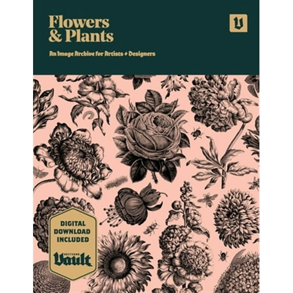 Pre-Owned Flowers and Plants: An Image Archive of Botanical Illustrations for Artists and Designers (Paperback)