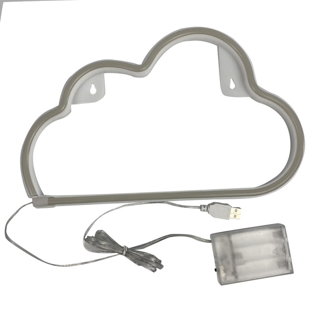 Luces de modelado LED, decoración de dormitorio, neón de alta luz, luces colgantes de nubes