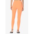 thumbnail image 2 of TheMogan Women's PLUS Luxe Cotton Jersey Mid Rise Long Full Length Ankle Leggings, 2 of 7