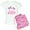 With Pink Camo Pant, variant on CafePress - Class Of 2027 Girls Graduation Women's Light Pajam - Women's Short Sleeve Print T-Shirt and Pants Light Cotton Pajama Set