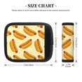 thumbnail image 2 of Luggage Handle Wraps for Suitcase - Suitcase Tags Identifiers for Suitcases, Cartoon Hot Dog Print Fun Luggage Handle Covers, Travel Luggage Accessories Essentials for Flying, 2 of 6