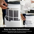thumbnail image 5 of Shark Air Purifier for Home with NeverChange(5-Year) HEPA Air Filter, 1400 sq. ft. for Powerful Multi-Room Purification, Filters Smoke, Captures 99.98% of Particles & Dust, HP302, White, 5 of 23