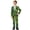 Green Shamrock, variant on Xoenoiee Green Shamrock Print Boys Suit Kids Suits for Big Boys Toddler Formal Suits St. Patrick's Day First Communion Suit Kids Wedding Ring Bearer Outfit, 5-6 Years