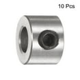 thumbnail image 3 of 10 Packs Set Screw Collars 5mm Bore Stainless Steel Shaft Collars, 10mm OD, 7mm Width, Gear Stopper Wheel Collar, 3 of 5