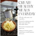 thumbnail image 3 of Bellemain Large Potato Ricer Fixed Screen Stainless Steel Potato Masher for Mashed Potatoes, 15 oz Capacity Black, 3 of 6