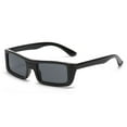 thumbnail image 2 of FYEGRE Retro Fashion Street Style Unisex PC Frame Sunglasses for Women Men with Classic Design Black, 2 of 4