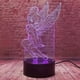 thumbnail image 5 of Angel Tinkerbell Princess Rare Peter Pan Fairy Tinker Bell Snowflake Magic Elf 7 Color Change Action Figure Night Light 3d Anime Gilrs Home Tabl, 5 of 5
