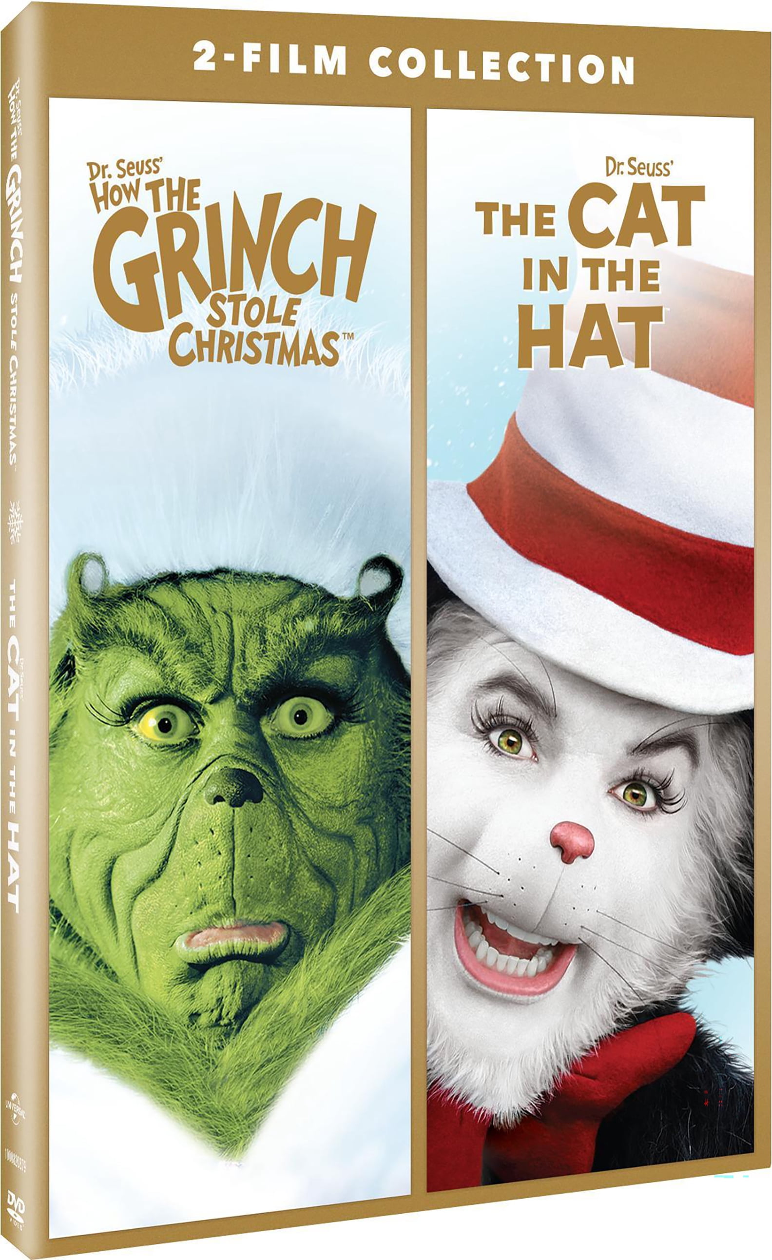 Dr. Seuss' The Cat in the Hat / Dr. Seuss' How the Grinch Stole Christmas 2-Movie Collection (DVD)