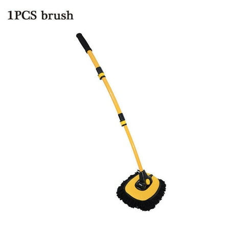 

Car Wash Brush Telescoping Long Handle Cleaning Chenille Mop Brushes Tool Kit AU