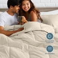 thumbnail image 5 of Bare Home Down Alternative Comforter Set - 3-Pieces - All Seasons - Oversized King, Sand, 5 of 10