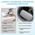 thumbnail image 3 of 2 Piezas Bolsa de Lavado de Zapatos, Bolsa para Lavar Tenis en Lavadora, Bolsas para Zapatos Reutilizable con 2 Arbol de Hormas para Zapatos Ajustable, para Zapatos de Gimnasio, Tenis (Gris), 3 of 7