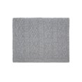 thumbnail image 2 of SAOL Braided Cable Knitted Soft Wool Blend Throw Blanket Irish Aran Bedcover 75''x46'' Gray Made in Ireland, 2 of 2