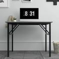thumbnail image 4 of SOGES 39.4 inches Computer Desk for Small Space Small Folding Table, Gray, 4 of 6