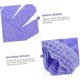 thumbnail image 2 of 12pcs Grooming Glove Body Scrub Gloves Scrub Mitt Exfoliating Mittens Skin Scrubbing Gloves Bath Glove Spa South Korea Nylon Scrub Gloves Exfoliating Mitt for Body, 2 of 5