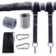 thumbnail image 1 of Juego de hamaca exterior 150cm con correas-5*150cm con protector engrosado + bolsa de tela Xemadio MZQ-0475, 1 of 8