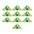 thumbnail image 2 of hengtong 10 Pieces Book Page Corner Clip Binder Clips Multifunctional Useful File Storage Panda, 2 of 9