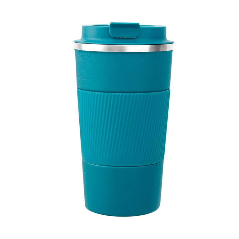 Coffee Mug to Go Stainless Steel Thermos – Thermal Mug Double Wall Insulated  – Coffee Cup with Leak-proof Lid, Reusable,Blue 
